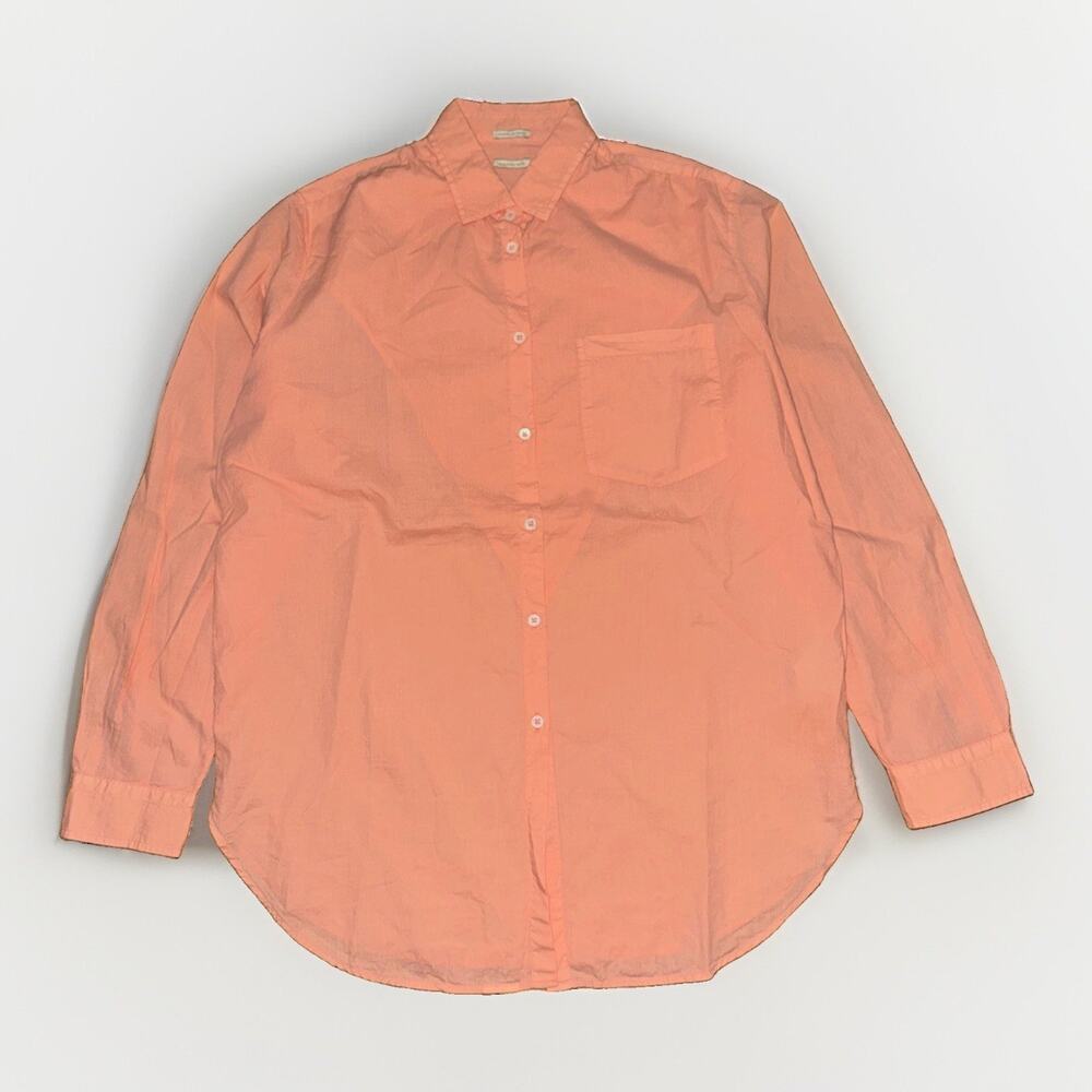 Massimo Alba Men’s Salmon Button Down Shirt XS 21x28 Lightweight Cotton Italy